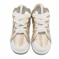 Damen Low-Sneakers - gold