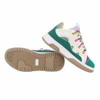 Damen Low-Sneakers - green