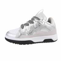 Damen Low-Sneakers - silver