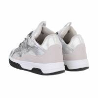 Damen Low-Sneakers - silver