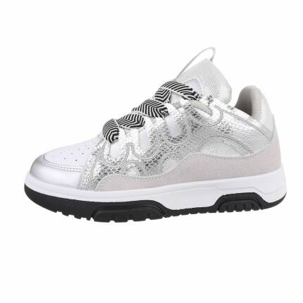 Damen Low-Sneakers - silver Gr. 37