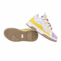 Damen Low-Sneakers - yellow