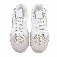 Damen Low-Sneakers - gold