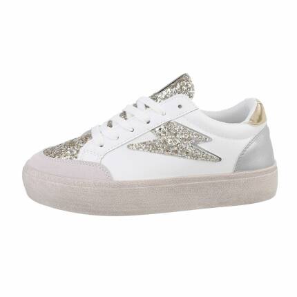 Damen Low-Sneakers - gold Gr. 38