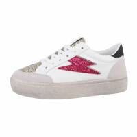 Damen Low-Sneakers - peachred