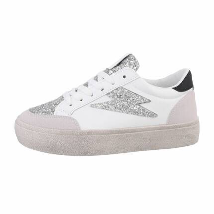 Damen Low-Sneakers - silver