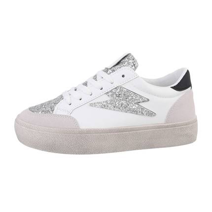 Damen Low-Sneakers - silver Gr. 40