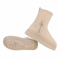 Damen Winterstiefeletten - beige