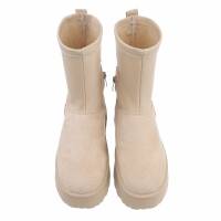 Damen Winterstiefeletten - beige