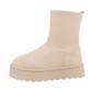 Damen Winterstiefeletten - beige Gr. 36