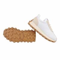 Damen Low-Sneakers - beige