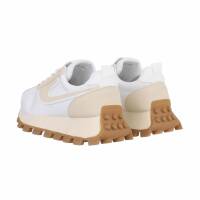 Damen Low-Sneakers - beige