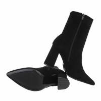 Damen High-Heel Stiefeletten - black