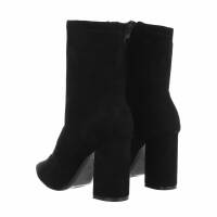 Damen High-Heel Stiefeletten - black