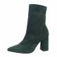 Damen High-Heel Stiefeletten - olive Gr. 37