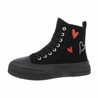 Damen High-Sneakers - black