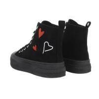 Damen High-Sneakers - black