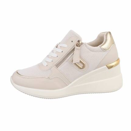 Damen High-Sneakers - beige