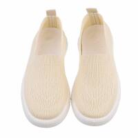 Damen Low-Sneakers - beige