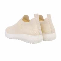 Damen Low-Sneakers - beige