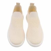 Damen Low-Sneakers - beige