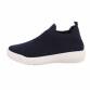 Damen Low-Sneakers - navy - 12 Paar