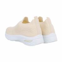 Damen Low-Sneakers - beige