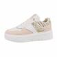 Damen Low-Sneakers - beige Gr. 39