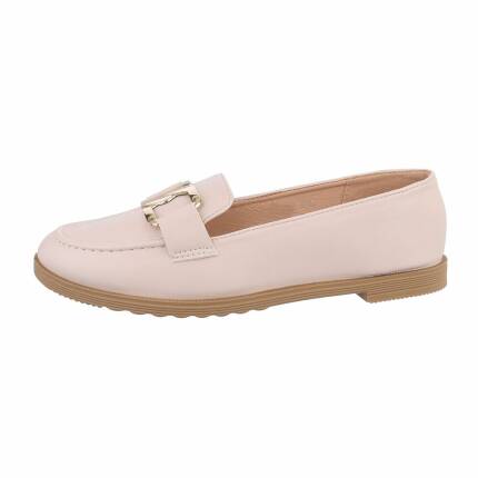 Damen Slipper - beige Gr. 36