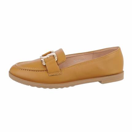 Damen Slipper - camel