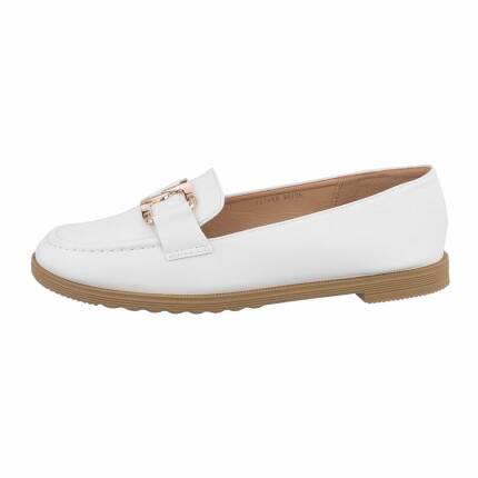 Damen Slipper - white