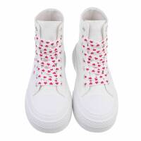 Damen High-Sneakers - fushia