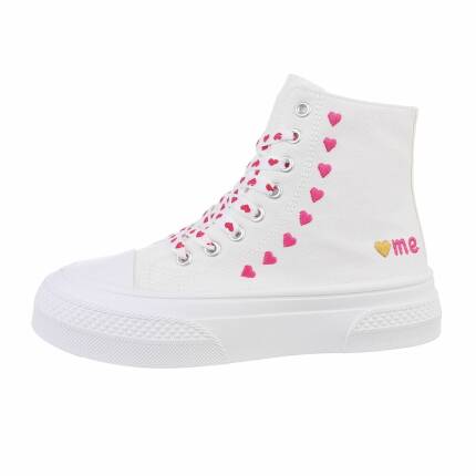 Damen High-Sneakers - fushia Gr. 37