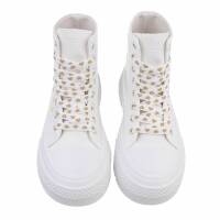 Damen High-Sneakers - gold