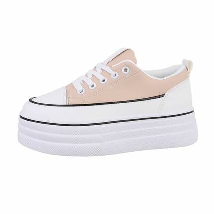 Damen High-Sneakers - apricot Gr. 36