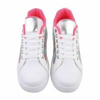 Damen Low-Sneakers - rosered