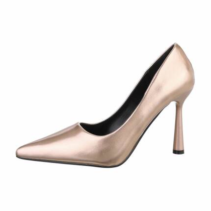 Damen High-Heel Pumps - champagne