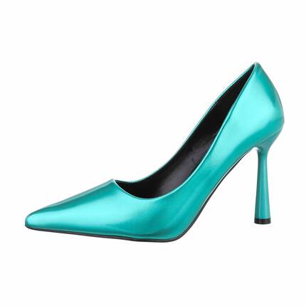 Damen High-Heel Pumps - green Gr. 36