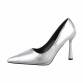 Damen High-Heel Pumps - silver