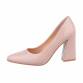 Damen High-Heel Pumps - beige Gr. 37