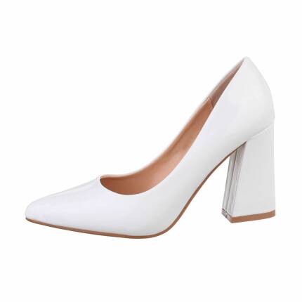 Damen High-Heel Pumps - white Gr. 36