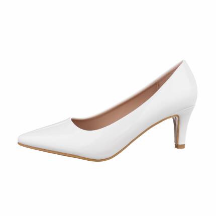 Damen Klassische Pumps - white Gr. 36