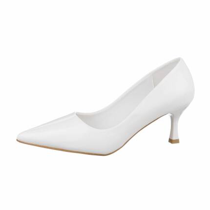 Damen Klassische Pumps - white Gr. 39