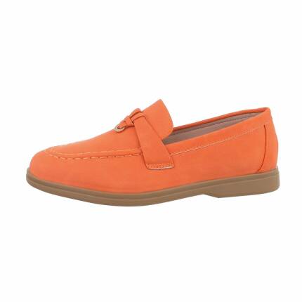 Damen Slipper - orange Gr. 36