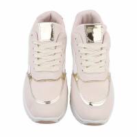 Damen Low-Sneakers - beige