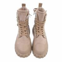 Damen Schnürstiefeletten - khaki