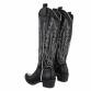 Damen Western- & Bikerboots - blackpu