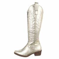 Damen Western- & Bikerboots - golden