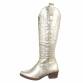 Damen Western- & Bikerboots - golden Gr. 38