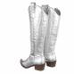 Damen Western- & Bikerboots - silver